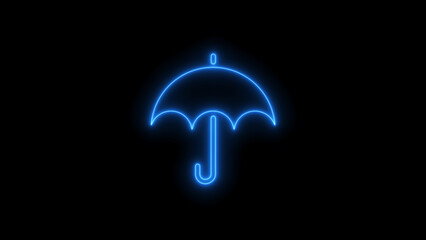 Stylized Umbrella Vector Icon: A Cheerful and Simple Illustration for Weather, Rainy Seasons, and Meteorology—Perfect for Business, Events, and Protection Concepts in Graphic Design