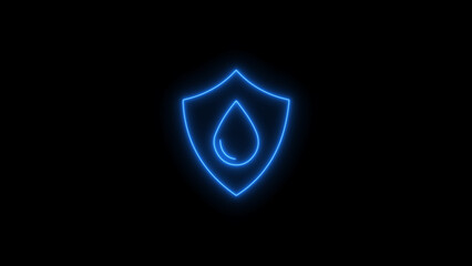 Waterproof Icon: A Versatile Symbol for Protection Against Water, Fabric Durability, and Moisture Resistance in Textiles, Clothing, and Innovative Materials for Everyday Use