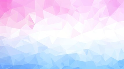 Obraz premium Abstract Geometric Background with Pink, White, and Blue Triangles