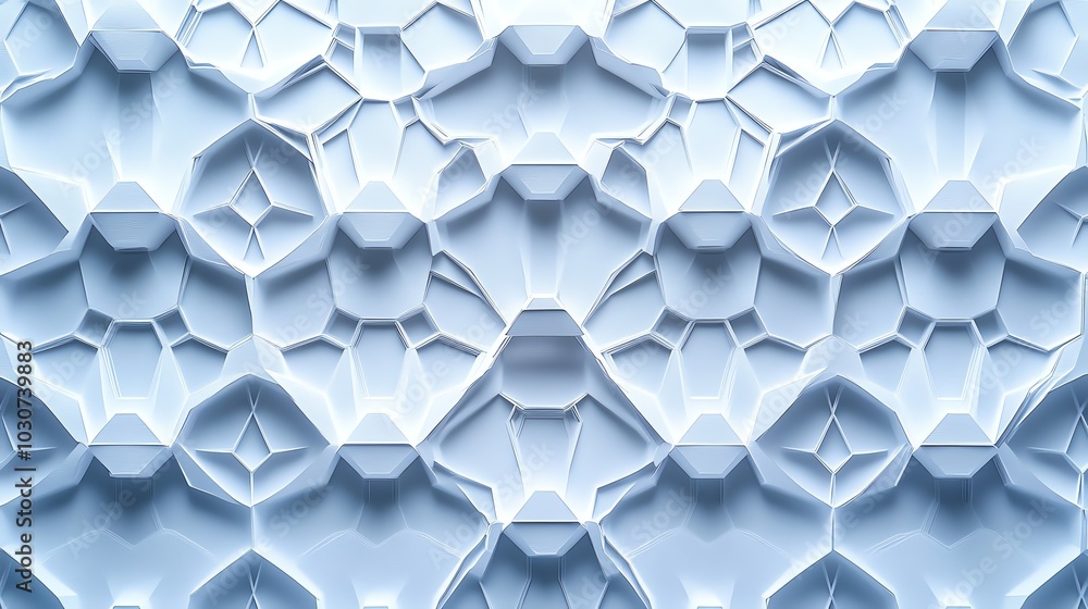 Poster symmetrical paper cut geometric hexagon pattern with intricate, repeating shapes, paper cut hexagon,