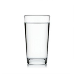 glass of water isolated