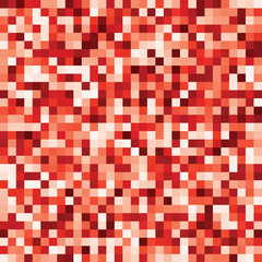 background of small squares in various shades of red pink crimson amaranth creating a vibrant pattern