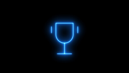 Wine Glass Icon: Vector Design of Alcohol Beverage Symbols for Bars, Celebrations, and Drinks – Including Wine Bottles, Cocktails, Champagne, and Barware Silhouettes in Flat Design for New Year's Eve 
