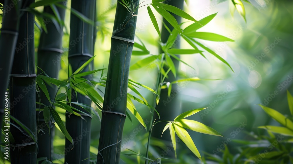 Wall mural Bamboo Forest