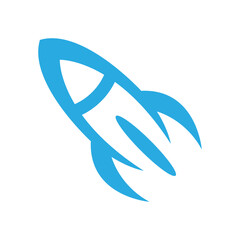 Rocket logo icon design