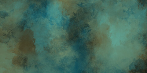 Abstract green watercolor background. Creative green shades hand drawn texture. Watercolor paper textured aquarelle canvas for modern creative design. Black and pastel Smoke Background .