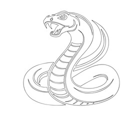 Naklejka premium Snake ilustration