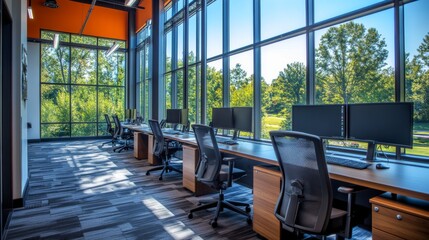 Modern Office Space with Natural Light