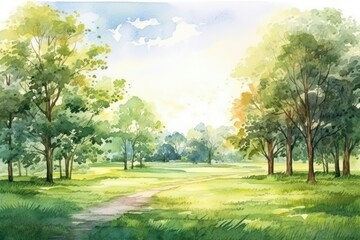 Field landscape grassland outdoors.