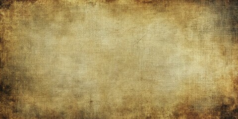 Fototapeta premium Old, textured, brown fabric background.