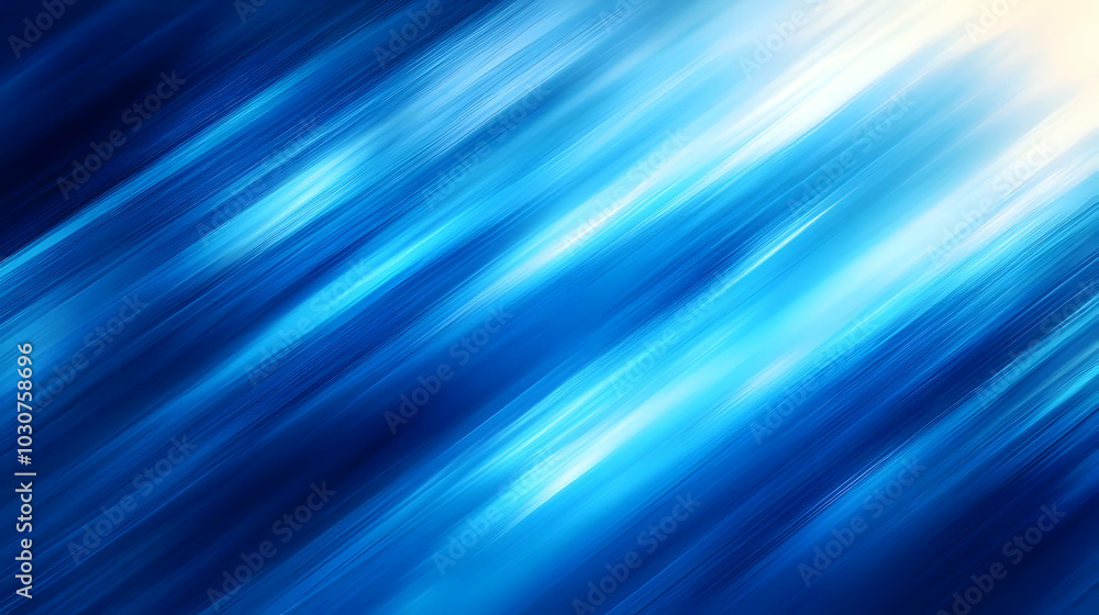 Poster abstract blue gradient with motion blur effect.