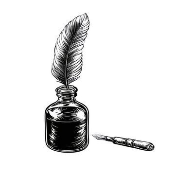 recommend clip art: Inkwell and Quill Pen.