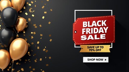 Fototapeta premium Enhance Your Campaigns with Premium Black Friday Offers: Don't Miss Out on Special Discounts