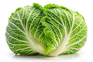 Fototapeta premium Fresh Chinese cabbage isolated on white background