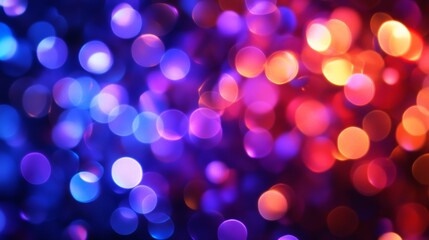 Obraz premium A kaleidoscope of colorful lights, vibrant and festive background for celebrations