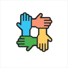 diversity vector icon set 