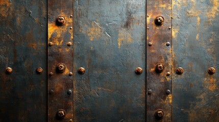 Fototapeta premium Aged Metal Surface with Rust Texture