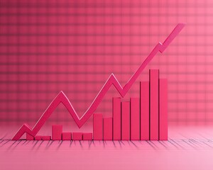 Naklejka premium Shrinking savings account balance with a descending interest rate graph, financial anxiety