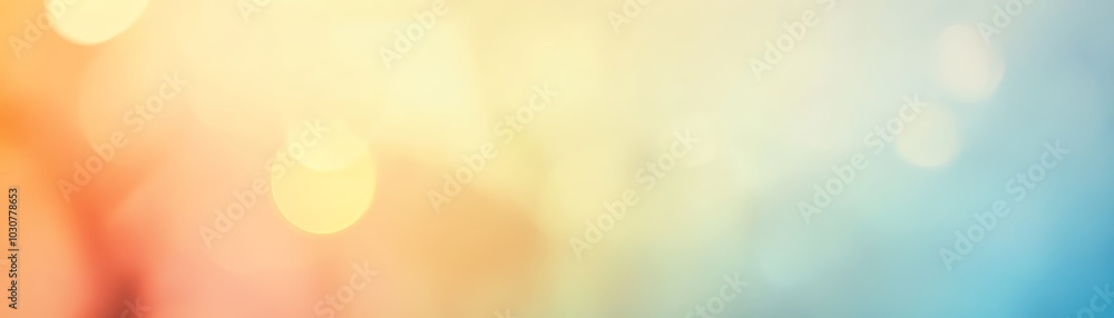 Poster abstract blurred bokeh lights background festive and magical illumination