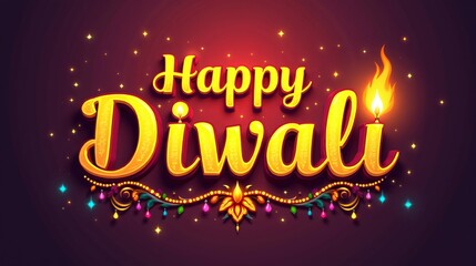 Fototapeta premium Celebrate Diwali with Beautiful and Festive Visuals