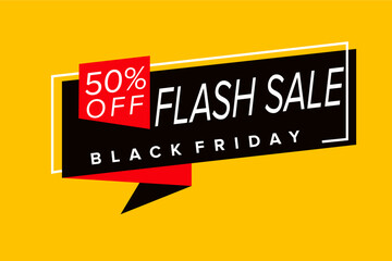 black friday yellow background vector