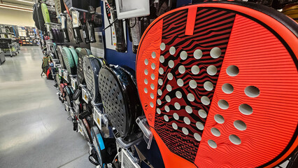 paddle tennis rackets in store