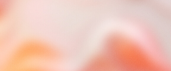 Gradient beige, pink, orange abstract background with noise texture. Grainy bright color gradient abstract wallpaper design. Can be used for banner background, cover, poster or presentation.	