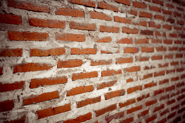 old brown brick wall background. Wallpaper wall, sandstone wall for wallpaper, Old grunge brick wall pattern or texture.