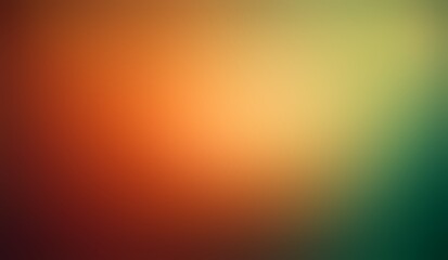 Orange green blur gradient empty backdrop.