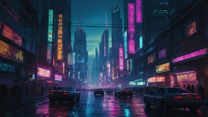 Fototapeta premium lights in the city