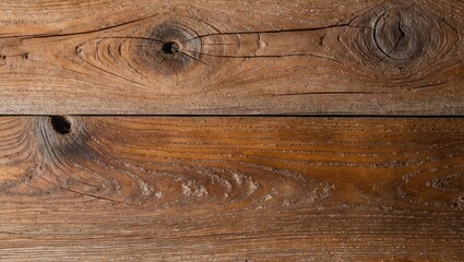 Fototapeta premium A rich, dark wooden surface finished with glossy varnish, showcasing a stunning shine and highlighting the intricate grain patterns