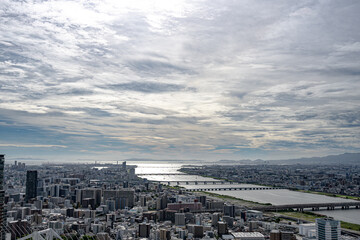 view of the city