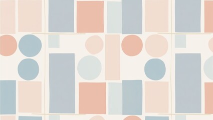 A seamless minimalist pattern featuring clean lines, subtle curves, and a neutral color palette, creating a modern and serene aesthetic