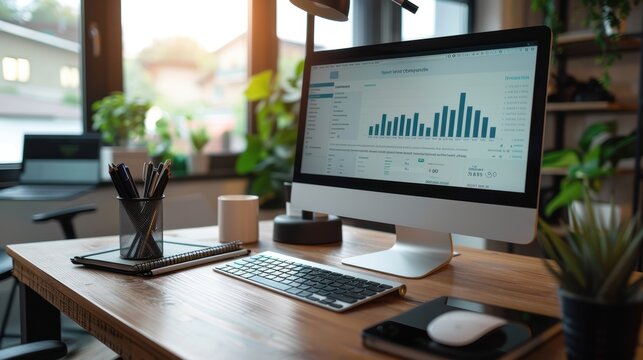 Modern Financial Website Interface for Retirement, Investment, and Tax Consulting