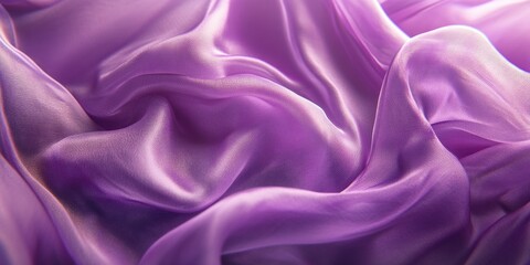Obraz premium Purple Silk Fabric Close Up
