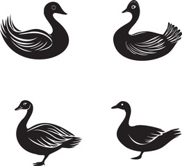 Peking duck silhouette 
