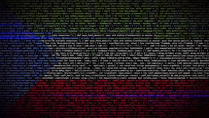 Binary code on flag of Equatorial Guinea. Program source code or Hacker concept on Equatorial...
