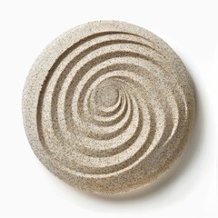 Naklejka premium A round object with a spiral design on it