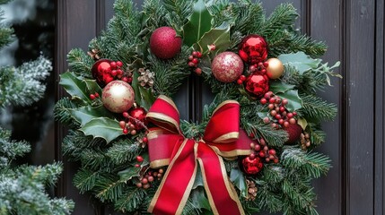 Delve into the creative world of handcrafting a festive wreath using seasonal greenery and unique decorations, a process that brings holiday cheer and a touch of artisanal charm to your decor