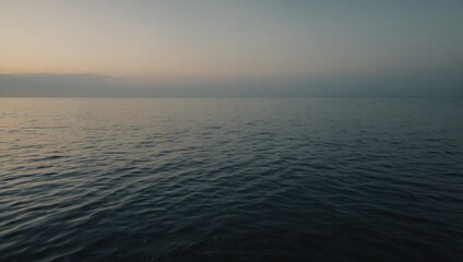 Obraz premium minimalistic photo of a depressed sea