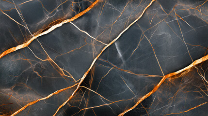 This black marble texture features intricate golden veins, creating striking contrast that adds elegance and sophistication to any design