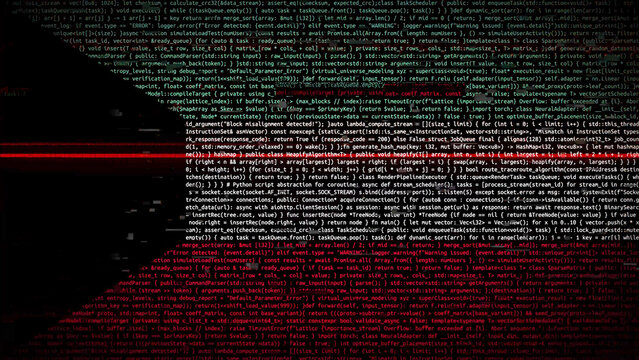 Binary code on flag of Kuwait. Program source code or Hacker concept on Kuwaiti flag. Kuwait digital technology security, hacking or programming - Powered by Adobe