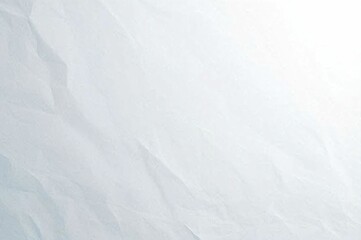 Obraz premium White crumpled paper texture with light shadows
