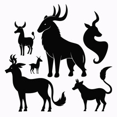 Cool animal silhouettes