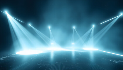 tech isolated with white highlights, png