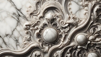 white marble texture with an elegant floral pattern