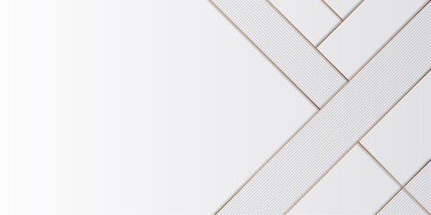 Modern abstract background with line | Geometric background with vector shape |  White color luxury background design for presentation, banner, template, flyer, design  