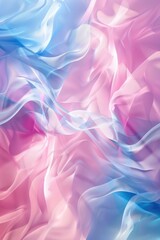 Obraz premium Pink and Blue Fabric Close Up
