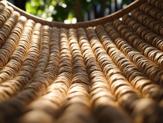 Woven Basket with Mirror Background