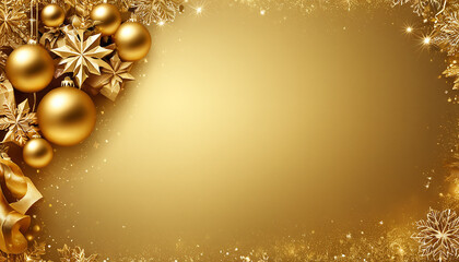 Gold Christmas Background – Luxurious and Festive Holiday Design